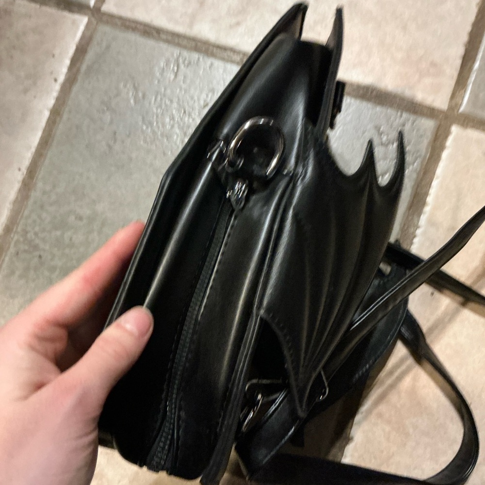 ROMWE Gothic Black Coffin Backpack - Picture 4 of 5